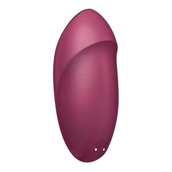 Вібростимулятор-пульсатор Satisfyer Tap & Climax 1 Red, ефект постукування пальцем, 2 мотори SX0566