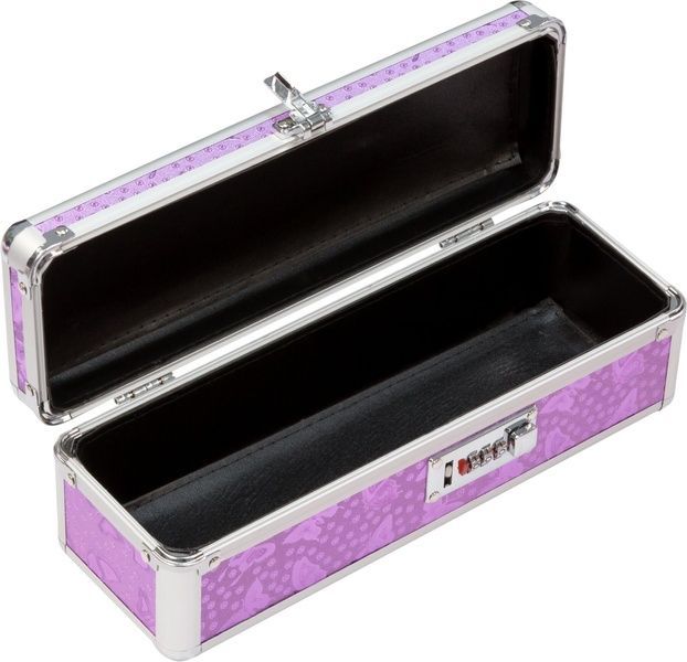 Кейс для зберігання секс-іграшок BMS Factory - The Toy Chest Lokable Vibrator Case Purple з кодовим замком SO5562