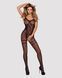 Бодистокинг Obsessive Bodystocking F213 S/M/L, имитация кружевного боди и резинки для чулок SO7222 фото 3