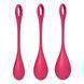 Набір йоні намистин Satisfyer Yoni Power 1 Red, діаметр 2-2,5-3 см, вага 22-46-74 г SO5547 3