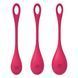 Набір йоні намистин Satisfyer Yoni Power 1 Red, діаметр 2-2,5-3 см, вага 22-46-74 г SO5547 4
