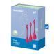 Набір йоні намистин Satisfyer Yoni Power 1 Red, діаметр 2-2,5-3 см, вага 22-46-74 г SO5547 5