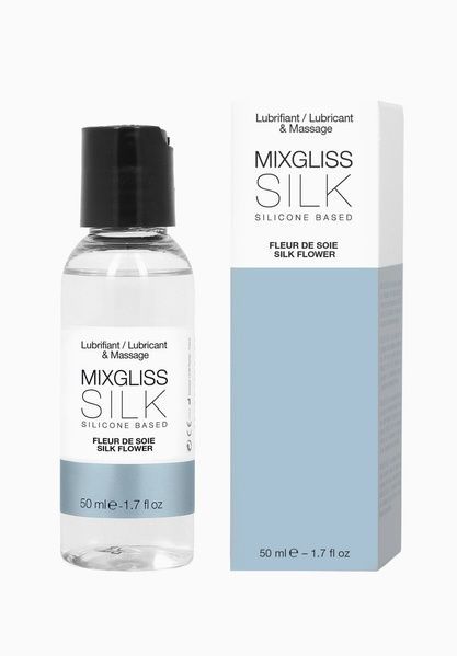 Лубрикант на силіконовій основі MixGliss SILK - FLEUR DE SOIE (50 мл) з квітковим ароматом SO1361