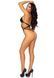 Leg Avenue Teddy with strappy open back Black O/S SO8607 3