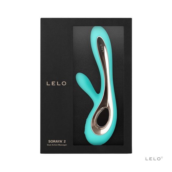 Вибратор-кролик LELO Soraya 2 Aqua, 12 режимов вибрации, до 4 часов работы SO8110 фото