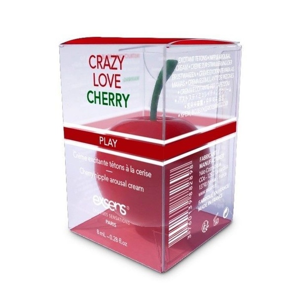 Збуджувальний крем для сосків EXSENS Crazy Love Cherry (8 мл) з жожоба та олією ши, їстівний SO3334