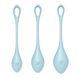 Набір йоні намистин Satisfyer Yoni Power 2 Light Blue, діаметр 2-2,5-3см, маса 22-44-73 г SO5548 4