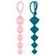 Набір анальних бус Satisfyer Beads Colored, силікон , макс. діаметр 3,3 см і 3,5 см SO2739 1