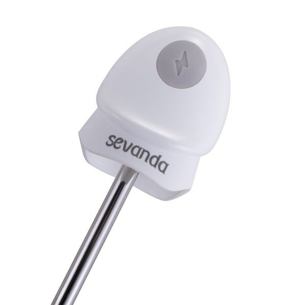 Уретральний зонд LOCKINK SEVANDA Vibrating & E-stim Metal Urethral Sounding - White SX0885