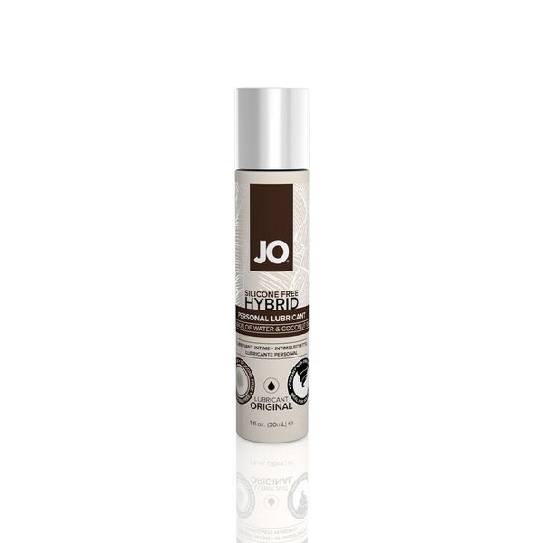 Крем-змазка з кокосовою олією System JO Coconut Hybrid ORIGINAL (30 мл) біла SO1484