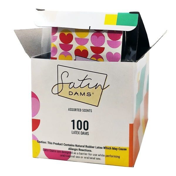 Набір латексних серветок Satin Dams Assorted 100 шт SX1264