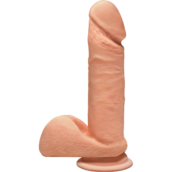 Фалоімітатор Doc Johnson The D - Perfect D - 7 Inch With Balls - ULTRASKYN, діаметр 4,5 см SO1576