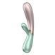 Смарт вібратор-кролик із підігрівом Satisfyer Hot Lover Green SO5542