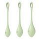 Набір йоні намистин Satisfyer Yoni Power 2 Light Green, діаметр 2-2,5-3см, маса 22-44-73 г SO5549