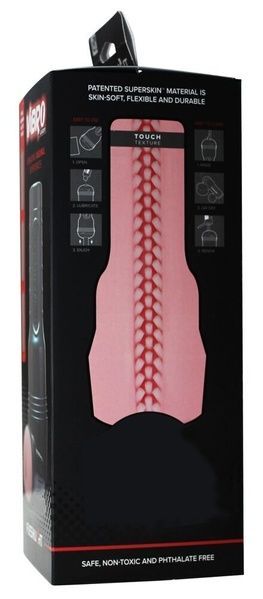 Мастурбатор з вібрацією Fleshlight Vibro Pink Lady Touch, три віброкулі, стимулювальний рельєф F17347