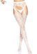 Leg Avenue Heart net suspender hose OS White SO7910 5