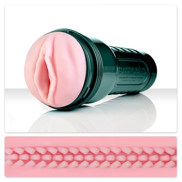 Мастурбатор з вібрацією Fleshlight Vibro Pink Lady Touch, три віброкулі, стимулювальний рельєф F17347