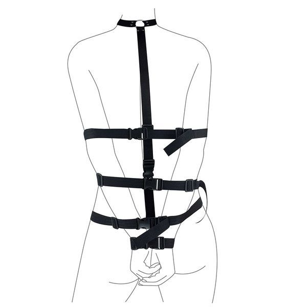 Набір для фіксації Art of Sex - BDSM Fixation Black Night Simple SO5155
