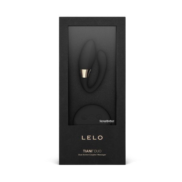 Вибратор для пар LELO Tiani Duo Black, 2 мотора, пульт ДУ SO8117 фото
