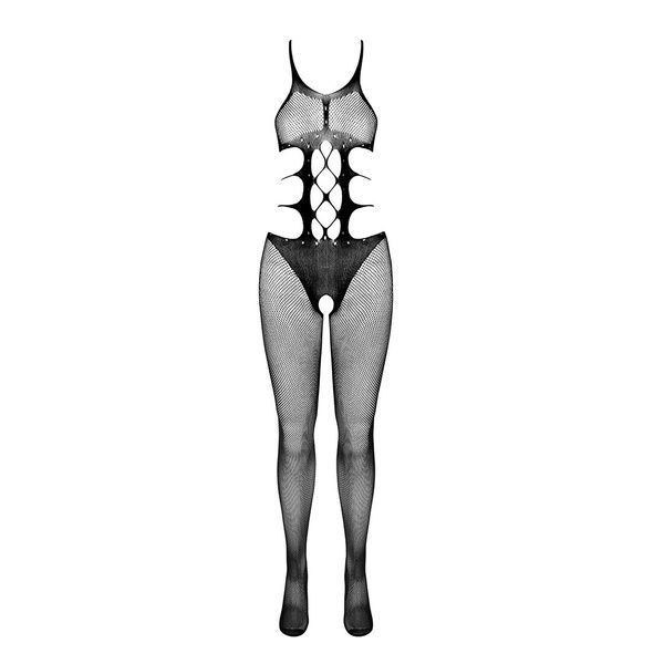 Еротичний бодістокінг Passion BS084 black SO4741