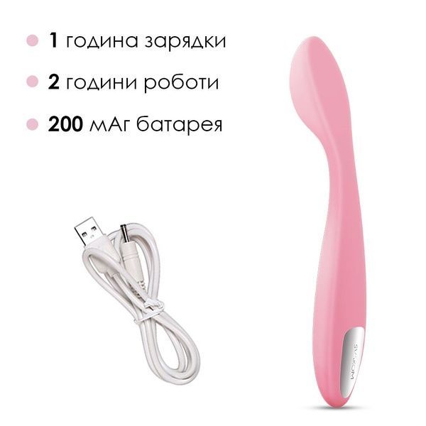 Стимулятор клітора та точки G Svakom Keri Pale Pink SO4832