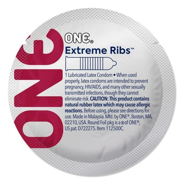 Презерватив ONE Extreme Ribs 1 шт SX0774