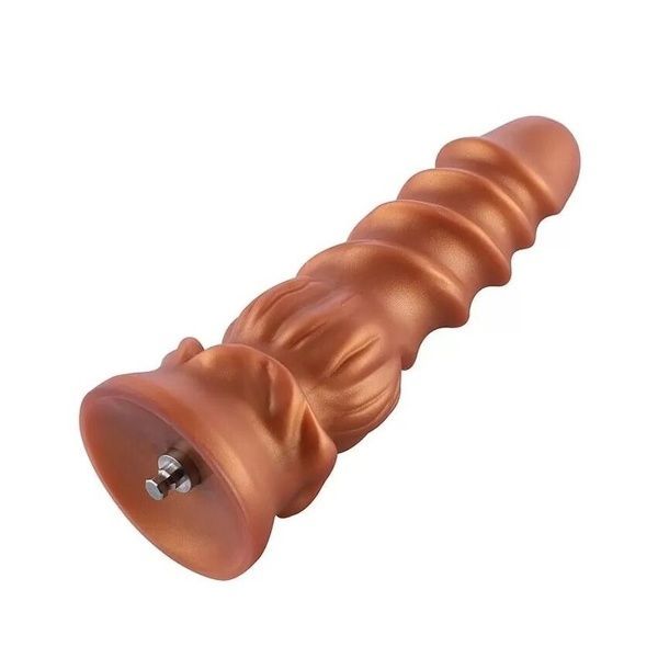 Силіконовий дилдо Hismith Spiral Grain Silicone Dildo Monster Series SO9961