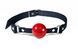 Кляп силіконовий Feral Feelings Silicon Ball Gag Black/Red SO8266