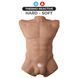 Торс з фалоімітатором на присосці SilexD Apollo L Male Torso Caramel SX0814 2