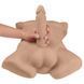 Торс з фалоімітатором на присосці SilexD Apollo L Male Torso Caramel SX0814 5