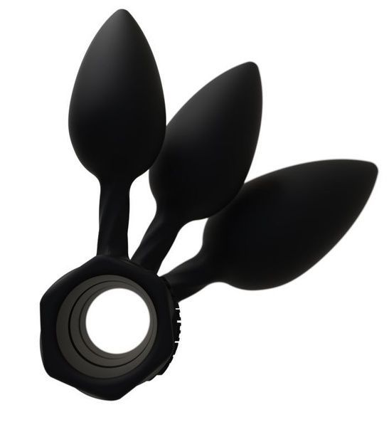 Набір анальних пробок Bathmate Anal Training Plugs, діаметр 2,5 см - 3,1см - 3,8см SO3359