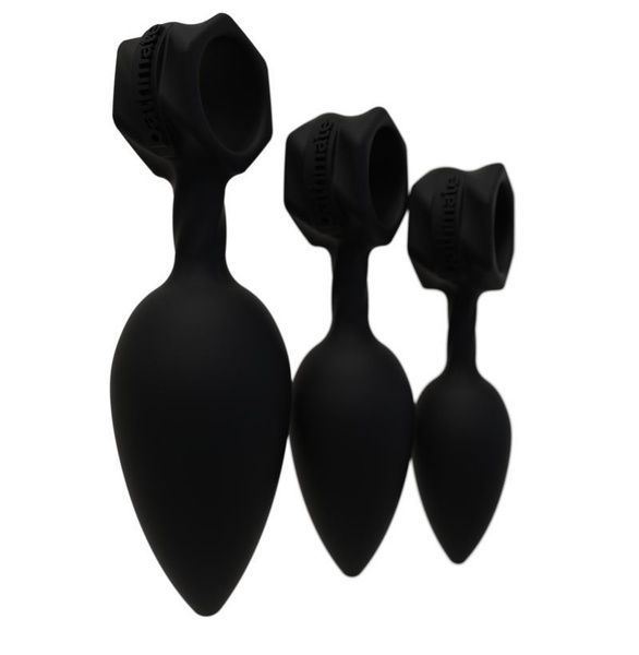 Набір анальних пробок Bathmate Anal Training Plugs, діаметр 2,5 см - 3,1см - 3,8см SO3359