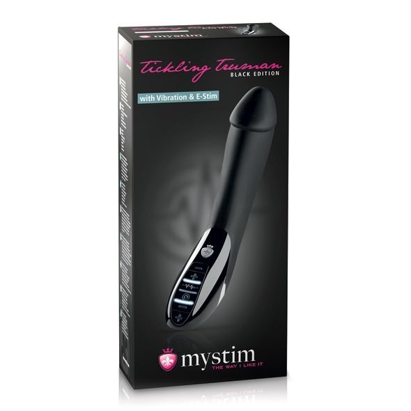 Вібратор з електростимуляцією Mystim Tickling Truman eStim Black, міостимулятор SO3472