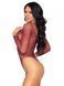 Боді Leg Avenue Crystalized fishnet bodysuit Red One Size SO9135 3