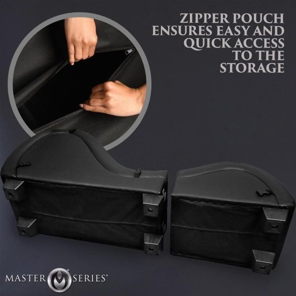 Секс-крісло з подушками Master Series Kinky Sex Lounge with Cushions - Black SX1192
