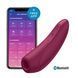 Вакуумний кліторальний стимулятор Satisfyer Curvy 1+ Rose Red з керуванням через інтернет SO3780 1