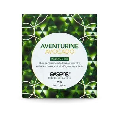 Пробник масажної олії EXSENS Anti-Stress Aventurine Avocado 3мл SO2387