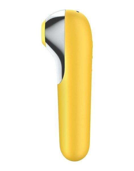 Смарт-вібратор та вакуумний стимулятор 2-в-1 Satisfyer Dual Love Yellow SO4100