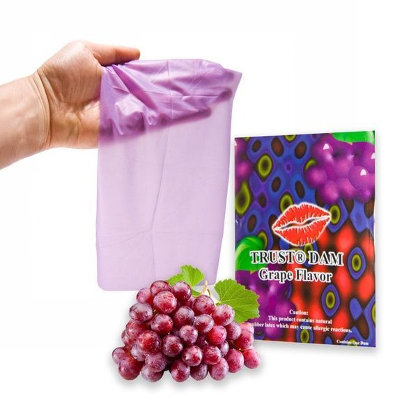 Латексна серветка Latex Dental Dams Grape 1 шт SX1263