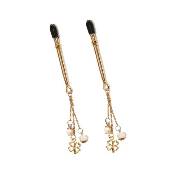 Затискачі для сосків Art of Sex - Nipple Clamps Golden Clover SO9844