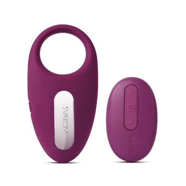 Ерекційне кільце з вібрацією та пультом ДК Svakom Winni Violet SO4844
