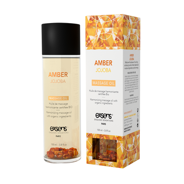 Масажна олія EXSENS Amber Jojoba (гармонізує, з бурштином) 100мл, натуральна SO2369