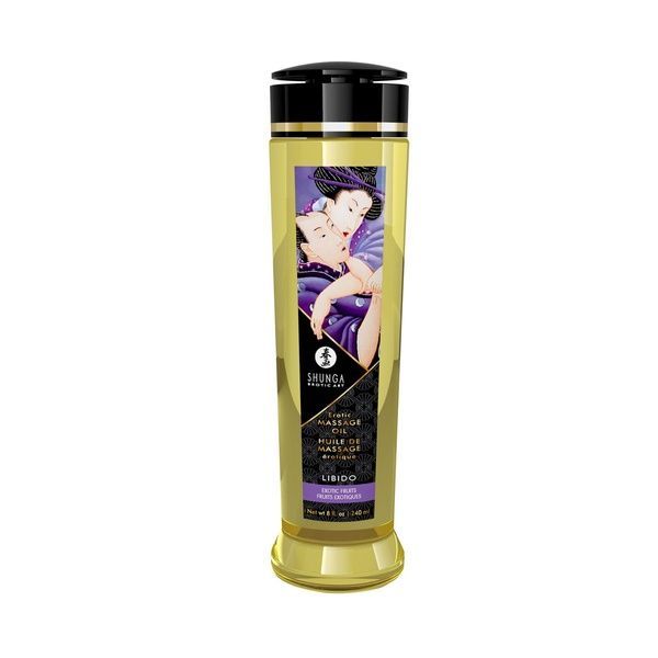Масажна олія Shunga Libido &ndash; Exotic Fruit (240 мл) натуральна зволожувальна SO3933