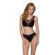 Топ с прозрачной вставкой Passion PS002 TOP L, black SO4199 фото 3