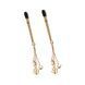 Затискачі для сосків Art of Sex - Nipple Clamps Golden Clover SO9844 1