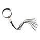 Нашийник с флогером Rosy Gold - Collar with Flogger - Black SX1198 3