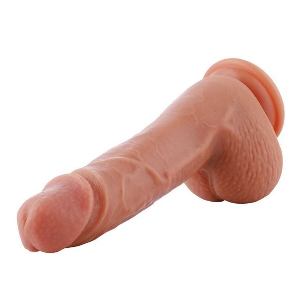 Ультрареалістичний фалоімітатор для секс-машин Hismith 8.3&Prime; 2-layers Silicone Flesh Dildo, двошарови SO6204