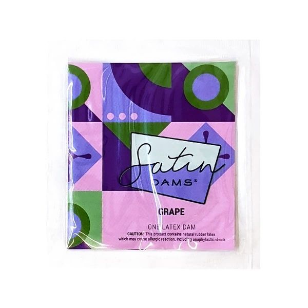 Латексна серветка Satin Dams Grape 1 шт SX1256