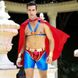 Чоловічий еротичний костюм супермена "Готовий на все Стів" S/M: плащ, портупея, шорти, манжети SO2292 1