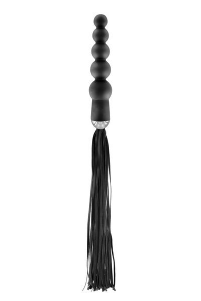 Флогер з ручкою - анальним намистом Fetish Tentation Whip with Rosary Handle SO4046